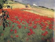 Landscape with Poppies (nn02), William blair bruce